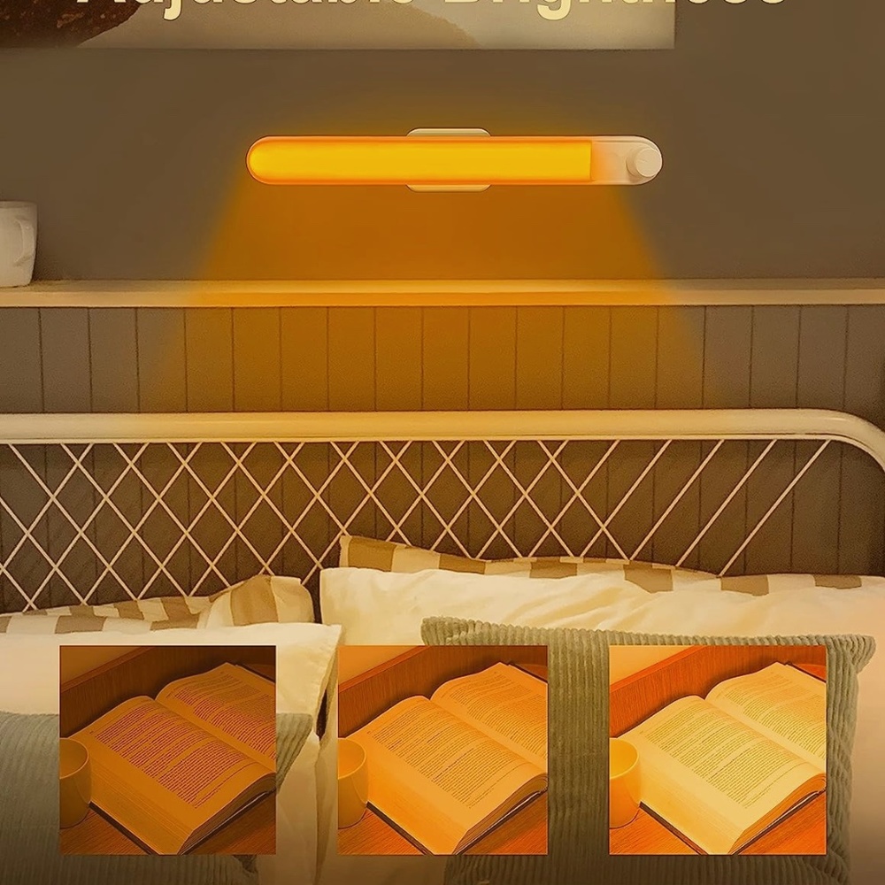 LONDUSK Dimmable Touch Light Bar Bunk Bed Lights Stick on Anywhere Amber Reading